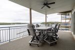 LAKESIDE BALCONY WITH TABLE & CHAIRS